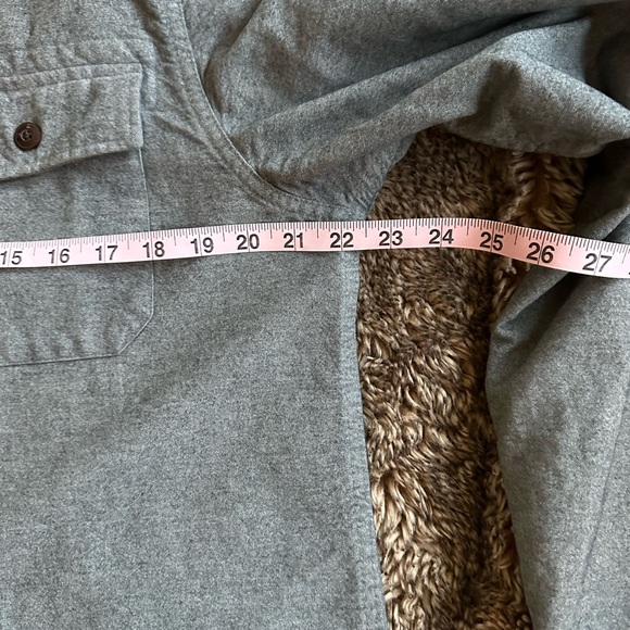 Unworn / NWOT LL Bean Men’s slim fit Chamois Shirt Medium Tall. Gray. - Picture 3 of 7